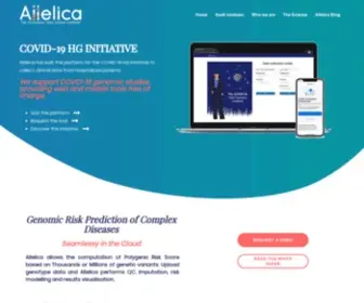 Allelica.com(Taking the leap) Screenshot