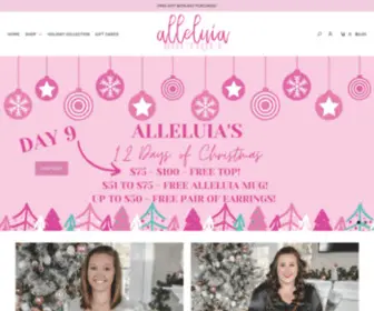 Alleluiaboutique.com(Alleluia Boutique) Screenshot