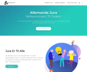 Allemandsjura.dk(Jura på en simpel måde) Screenshot