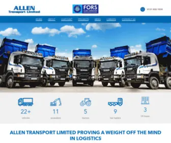 Allen-Transport.co.uk(Allen Transport Limited) Screenshot