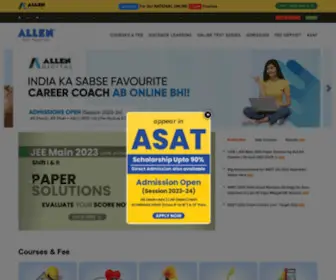 Allen.ac.in(ALLEN Career Institute) Screenshot