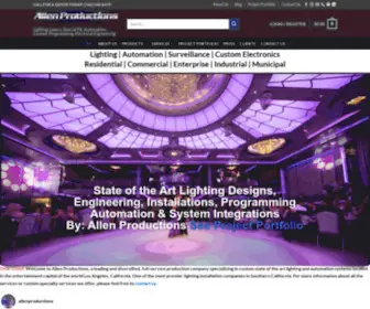 Allen.dj(Lighting, Lasers, Special FX, Automation, Custom Programming, Electrical Engineering) Screenshot