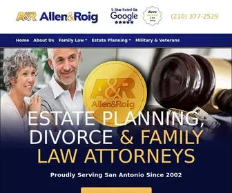 Allenandroig.com(Allen & Roig) Screenshot