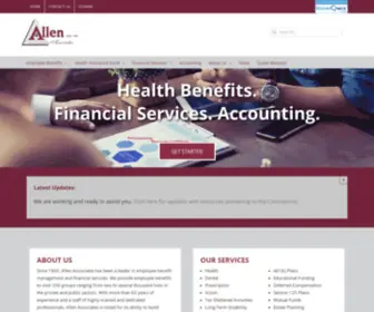 Allenassoc.com(Leading the Benefit Management and Financial Services Industries for Over 50 years) Screenshot