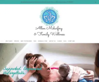 Allenbirthingcenter.com(Midwives) Screenshot