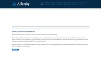 Allenbycapital.com(Allenby Capital) Screenshot