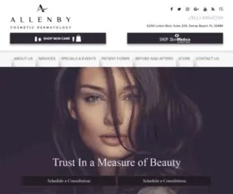 Allenbydermatology.com(Cosmetic Dermatology Boca Raton) Screenshot