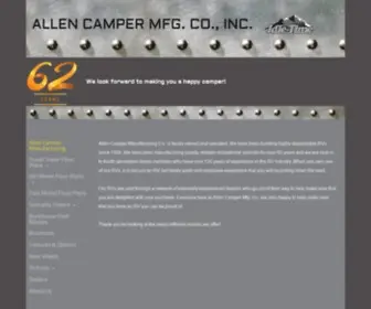 Allencampermfg.com Screenshot