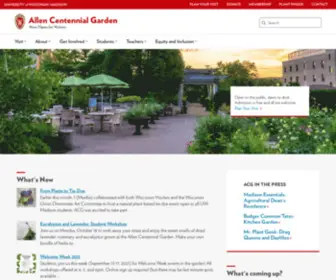 Allencentennialgarden.org(Allen Centennial Garden) Screenshot