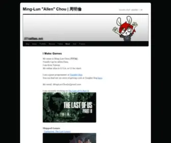 Allenchou.net(I Make Games) Screenshot