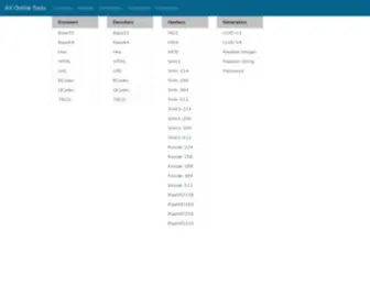 Allencoders.online(All Online Tools) Screenshot