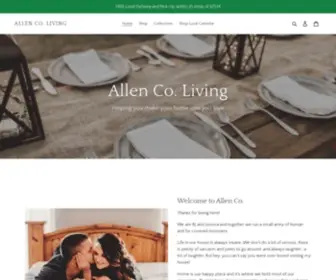 Allencoliving.com(Allen Co) Screenshot