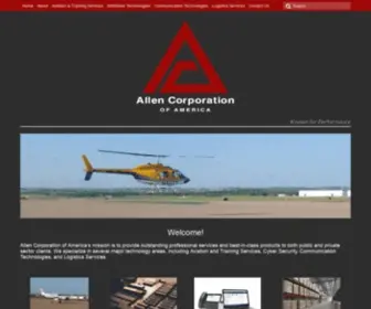 Allencorporation.com(Allen Corporation of America) Screenshot