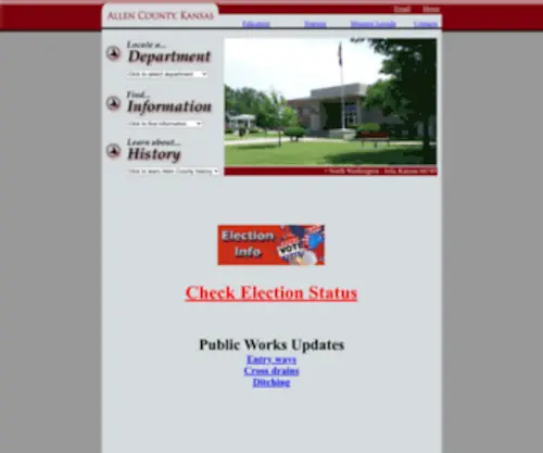 Allencounty.org(Allen County) Screenshot