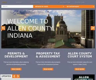 Allencounty.us(Allen County) Screenshot