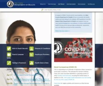 Allencountyhealth.com(Allen County Department of Health) Screenshot