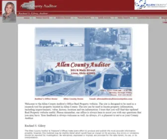 Allencountyohpropertytax.com(Allen County Auditor) Screenshot
