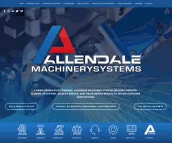 Allendalemachinery.com(ALLENDALE MACHINERY SYSTEMS) Screenshot