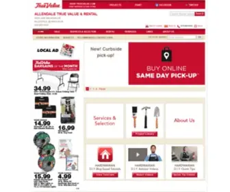 Allendaletruevalue.com(Allendale True Value) Screenshot