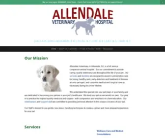 Allendalevet.com(Allendale Veterinary Hospital) Screenshot