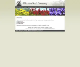Allendanseed.com(Allendan Seed Company) Screenshot