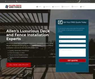 Allendeckandfence.com(Solid188) Screenshot