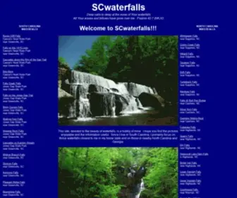 Alleneasler.com(Waterfalls in South Carolina) Screenshot