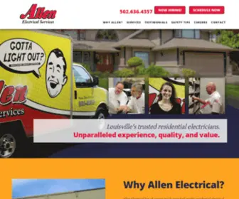 Allenelectrical.com(Allen Electrical) Screenshot