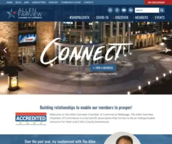 Allenfairviewchamber.com(Allen) Screenshot