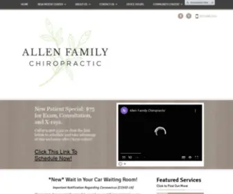 Allenfamilychiro.com(Allen Family Chiropractic) Screenshot