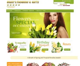 Allenflowers.com(San Antonio Florist) Screenshot