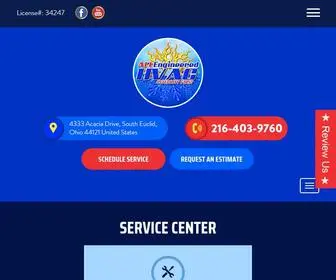 Allengineeredhvac.com(Furnace Repair Installation Service & Air Conditioning) Screenshot