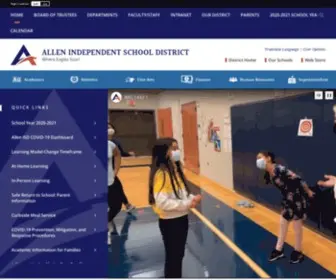 Allenisd.org(Allen Independent School District) Screenshot