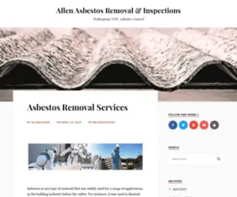 Allenjaeger.com(Allen Asbestos Removal & Inspections) Screenshot