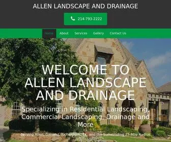 Allenlandscapeanddrainage.com(Allenlandscapeanddrainage) Screenshot