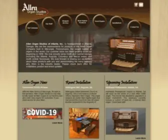 Allenorganstudios.com(Allen Organ Studios) Screenshot