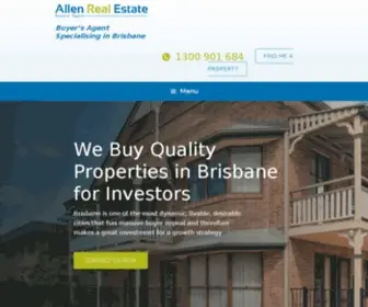 Allenrealestate.com.au(We Buy Quality Properties in Brisbane for Home Owners and Investors) Screenshot