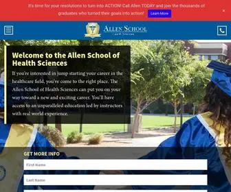 Allenschool.edu(Healthcare Career with a Medical Assistant Certificate) Screenshot