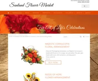 Allensflowermarkets.com(Sunland Florist) Screenshot