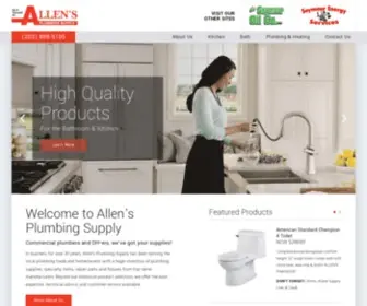 Allensplumbingsupply.com(Allen's Plumbing Supply) Screenshot