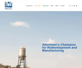 Allentownedc.com(AEDC) Screenshot