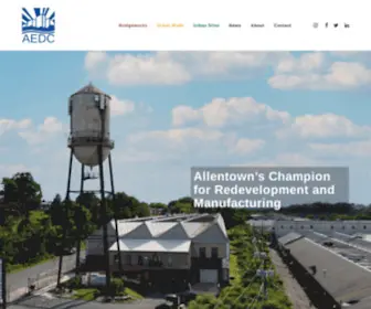 Allentownedc.org(AEDC) Screenshot