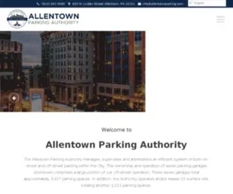 Allentownparking.com(Parking Information in Allentown) Screenshot