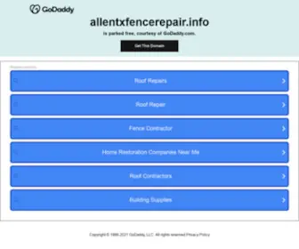 AllentXfencerepair.info(AllentXfencerepair info) Screenshot