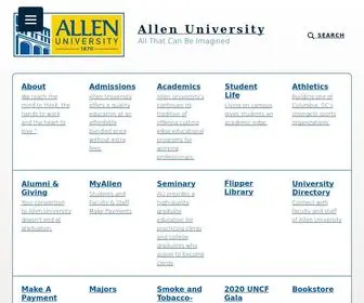 Allenuniversity.edu(All That Can Be Imagined) Screenshot