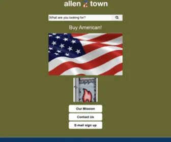 Allenztown.com(Find American products fast) Screenshot