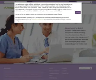 Allerganaccessma.com(Allergan Access) Screenshot