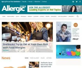 Allergicliving.com(Allergic Living) Screenshot