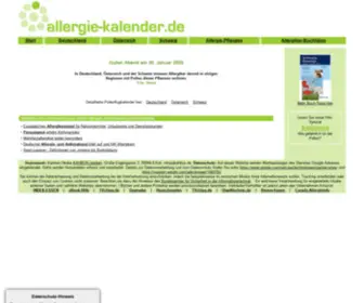 Allergie-Kalender.de(Blühsaison) Screenshot