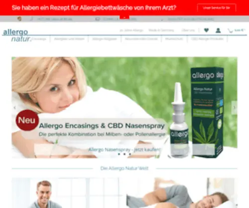 Allergie-Shop24.de(Allergo Natur Allergiker Shop) Screenshot